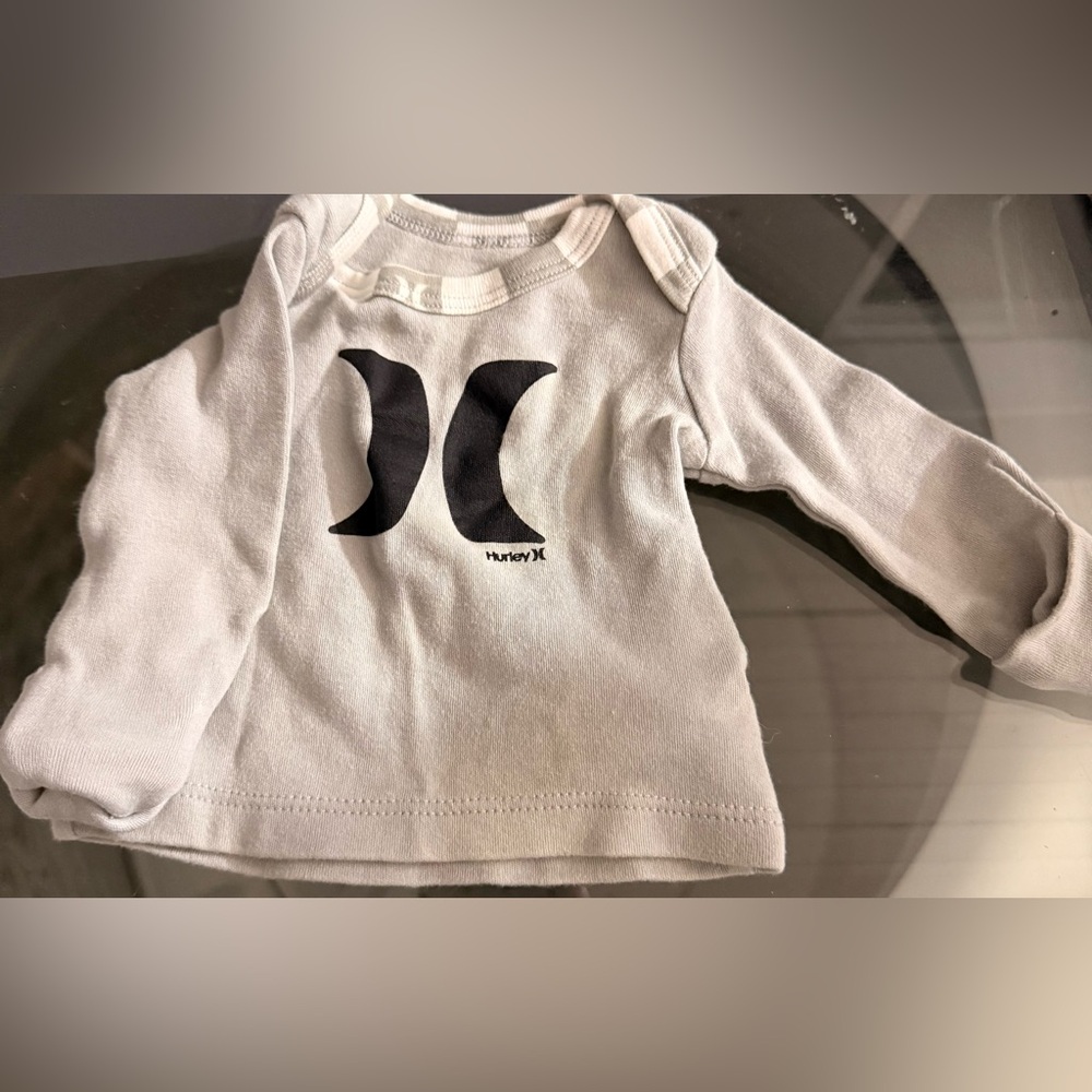 Hurley Kids White Long Sleeve Tee